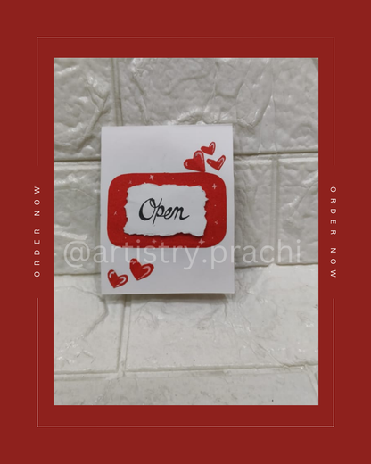 Handmade card for Valentine