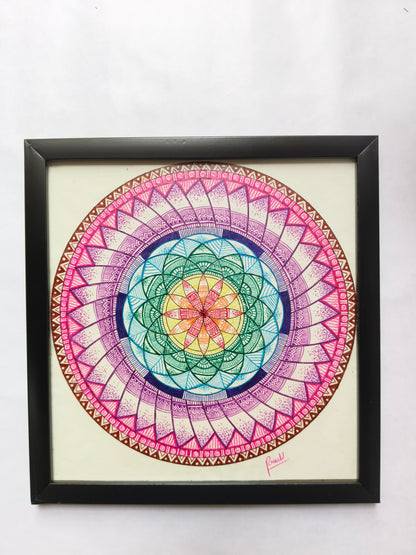 Intense Colored Mandala