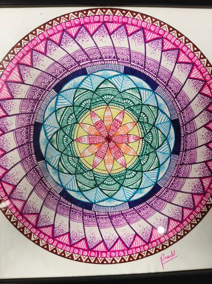 Intense Colored Mandala