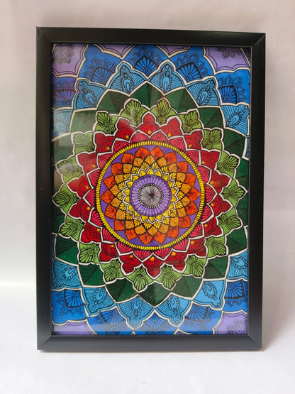 Vibrant Mandala Painting