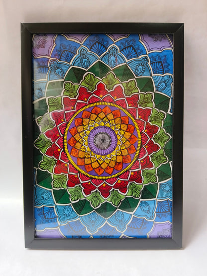 Vibrant Mandala Painting