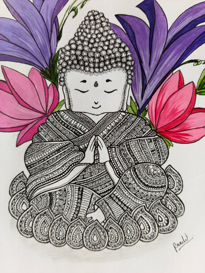 Charming Buddha Mandala Painting