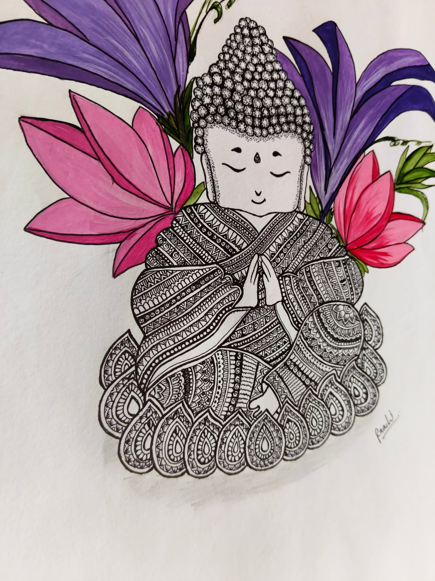 Charming Buddha Mandala Painting