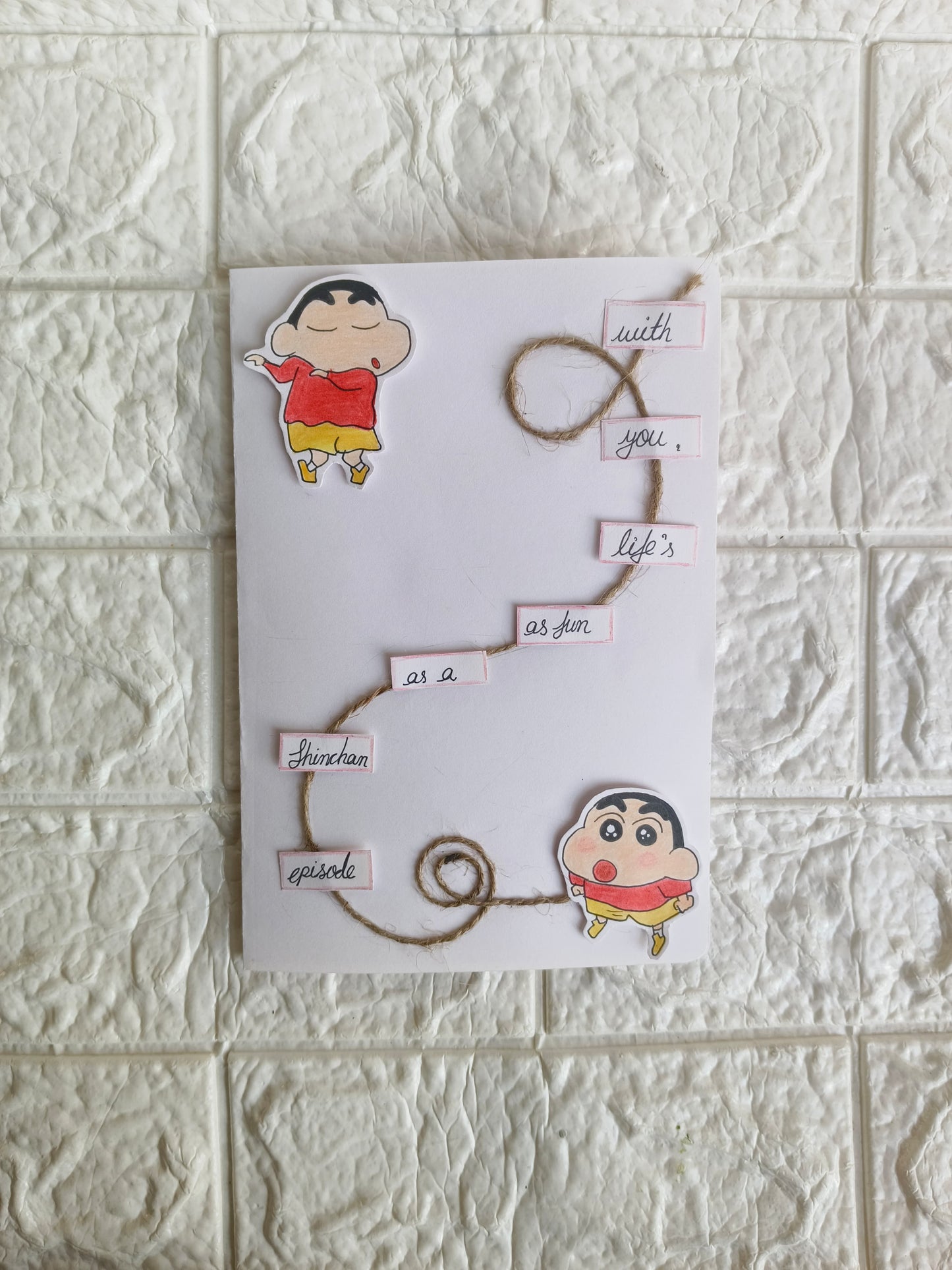 Custom Valentine’s Card - Shinchan Lover