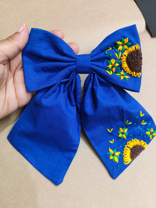 Sunflower Hair Bow