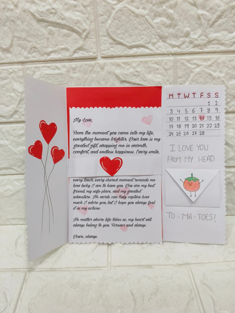 Valentine Keepsake Card