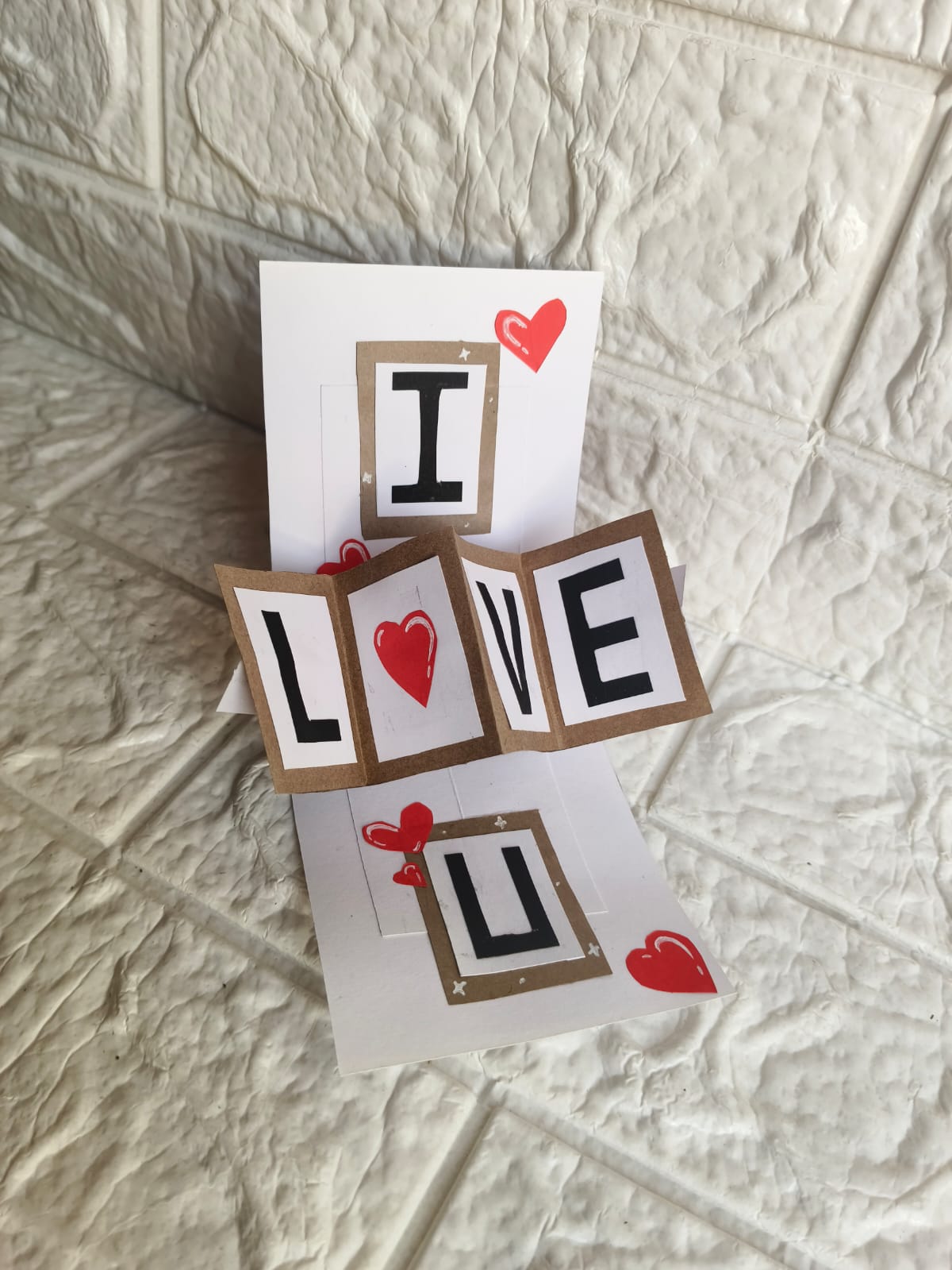 I love you card for valentine