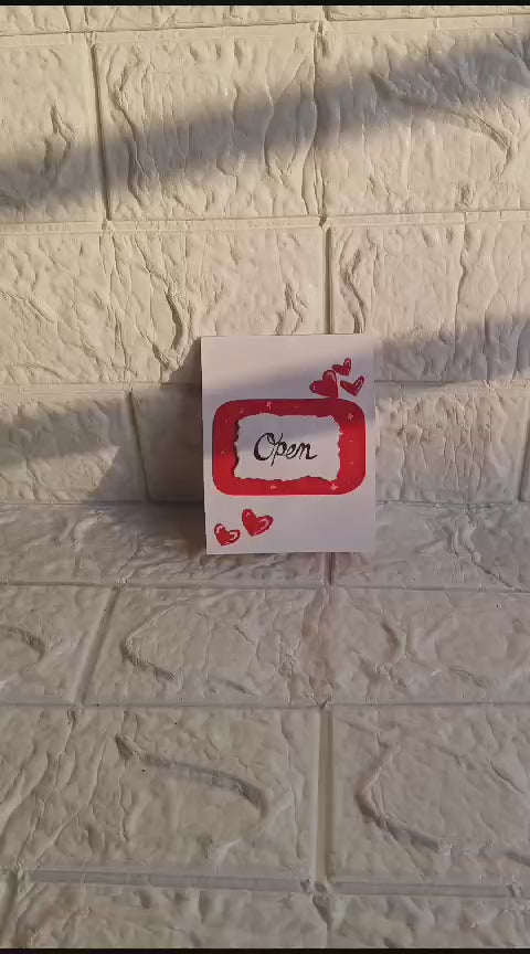 Handmade I Love You Card